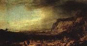 SEGHERS, Hercules Mountainous Landscape  af oil painting
